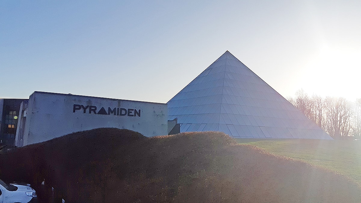 Pyramiden 2 Pyramiden i Kolding, Plantevæg, IT Innovation, Danish Pyramid, Pyramid of Kolding,
